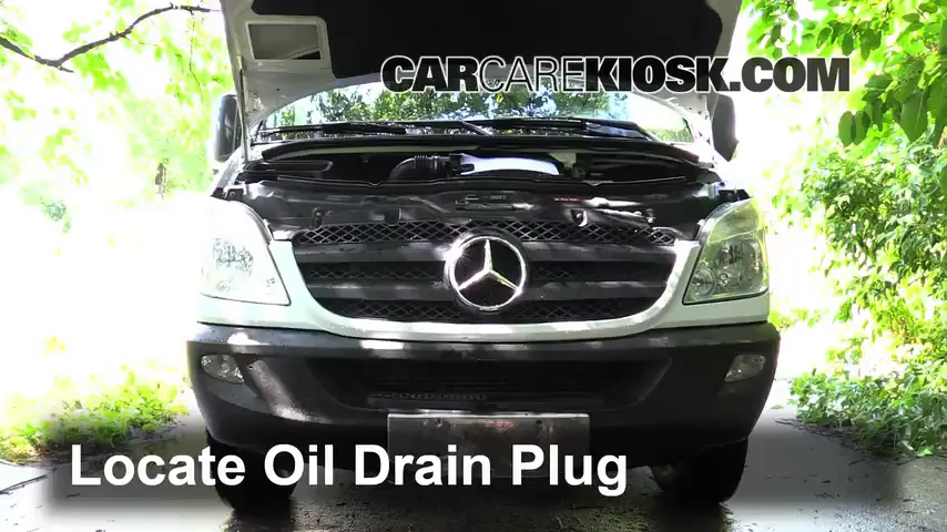 2011 Mercedes-Benz Sprinter 2500 3.0L V6 Turbo Diesel Standard Passenger Van Oil Change Oil and Oil Filter